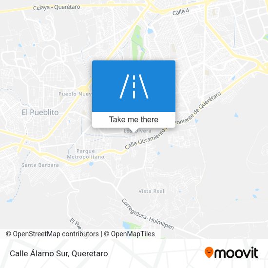 Calle Álamo Sur map
