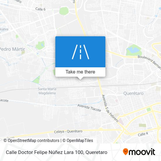 Calle Doctor Felipe Núñez Lara 100 map