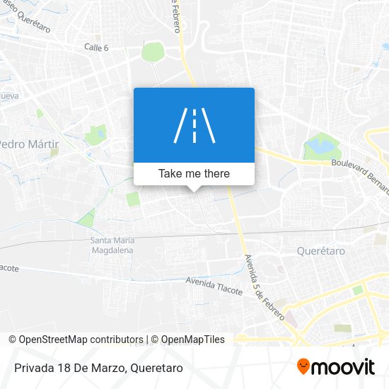 Privada 18 De Marzo map