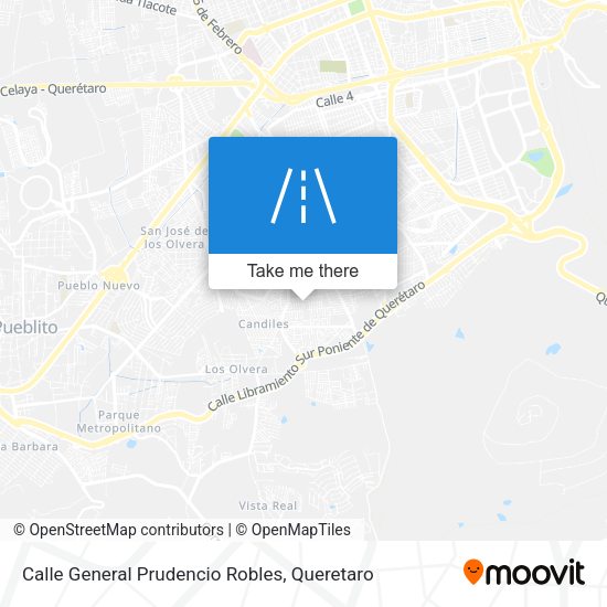 Calle General Prudencio Robles map