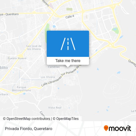 Mapa de Privada Fiordo