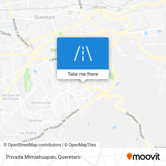 Mapa de Privada Mimiahuapan
