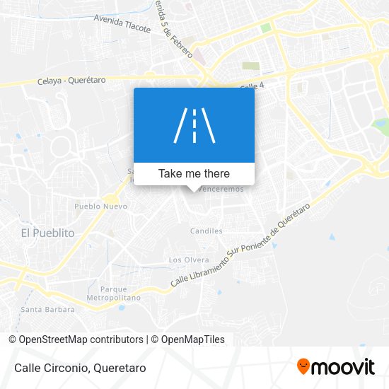 Mapa de Calle Circonio
