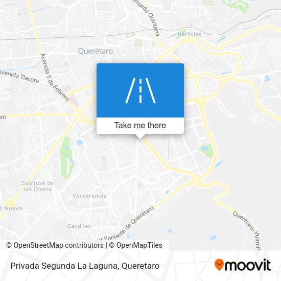 Privada Segunda La Laguna map