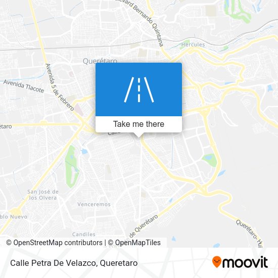 Mapa de Calle Petra De Velazco