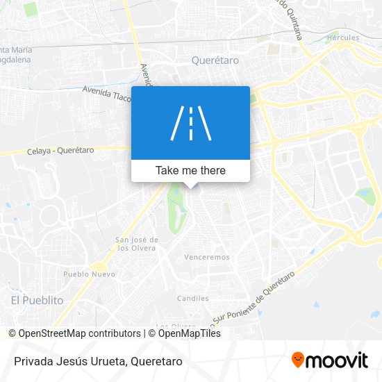 Privada Jesús Urueta map