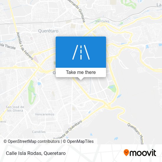 Mapa de Calle Isla Rodas