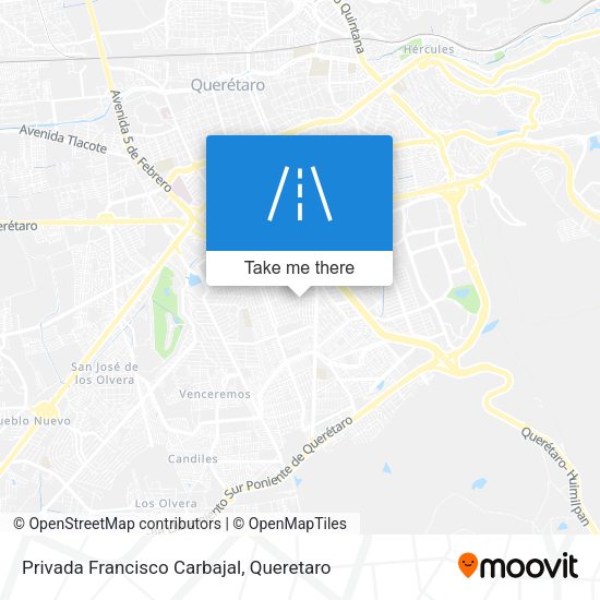 Privada Francisco Carbajal map