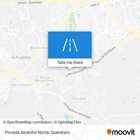 Privada Alcanfor Norte map