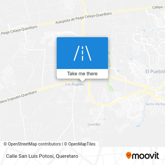Mapa de Calle San Luis Potosí