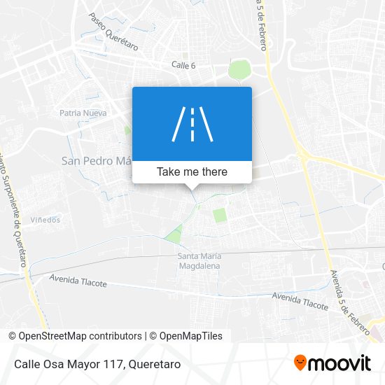 Calle Osa Mayor 117 map