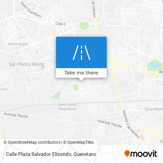 Calle Plaza Salvador Elizondo map