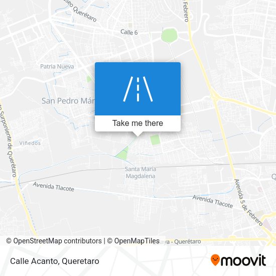 Mapa de Calle Acanto