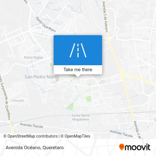 Avenida Océano map