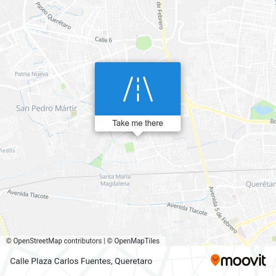 Mapa de Calle Plaza Carlos Fuentes