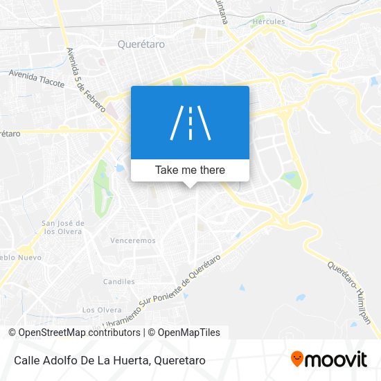 Calle Adolfo De La Huerta map