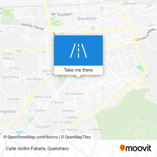 Calle Isidro Fabela map