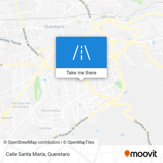 Mapa de Calle Santa María