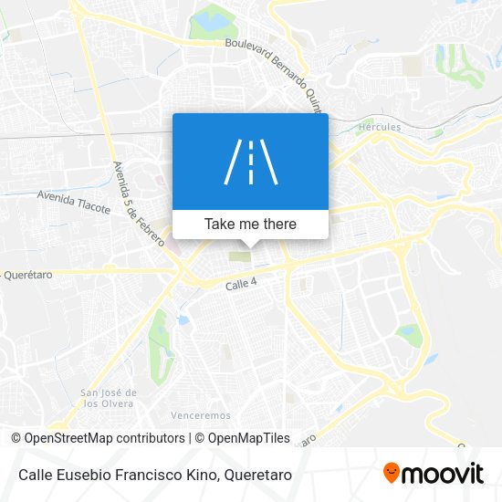 Calle Eusebio Francisco Kino map