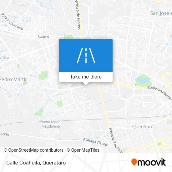 Mapa de Calle Coahuila