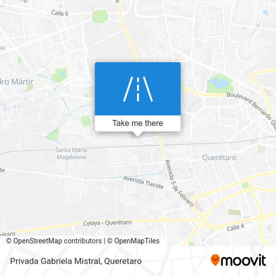 Privada Gabriela Mistral map
