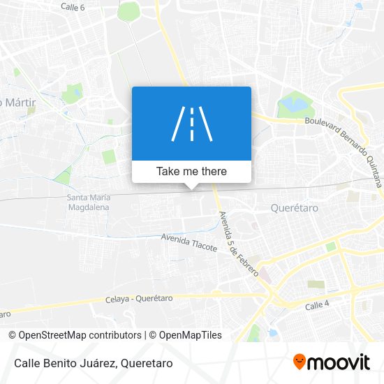 Mapa de Calle Benito Juárez