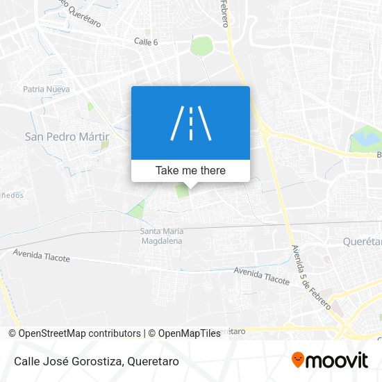 Calle José Gorostiza map