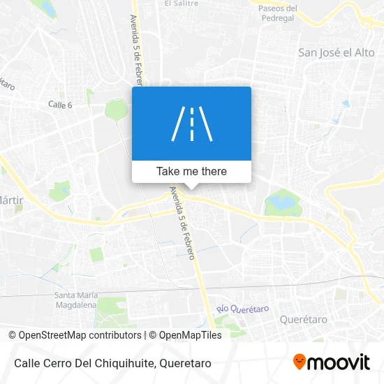 Calle Cerro Del Chiquihuite map