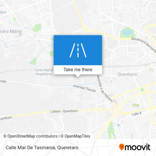 Calle Mar De Tasmania map