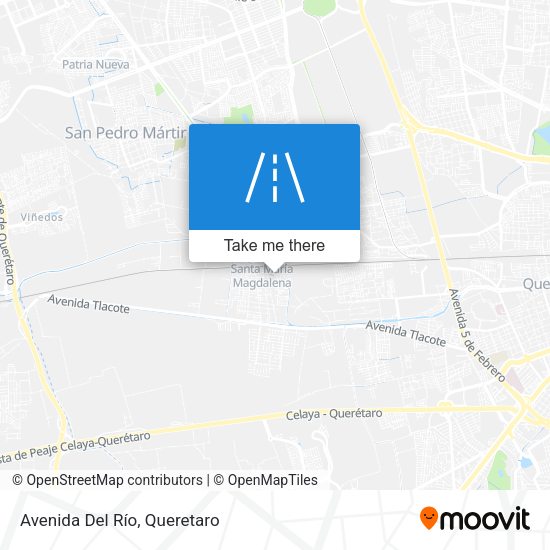 Mapa de Avenida Del Río