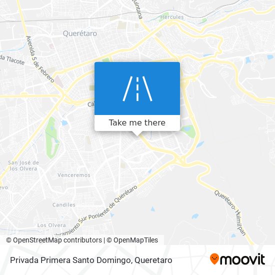 Privada Primera Santo Domingo map