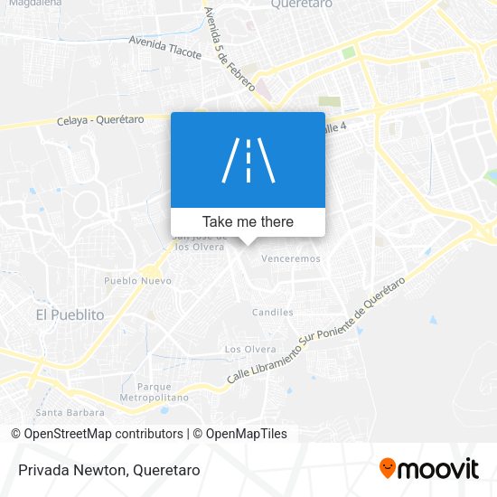 Mapa de Privada Newton