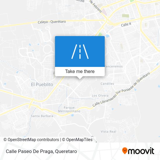 Calle Paseo De Praga map