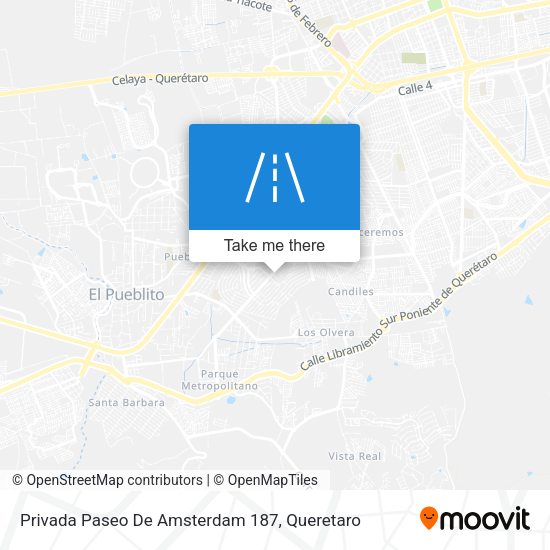 Privada Paseo De Amsterdam 187 map