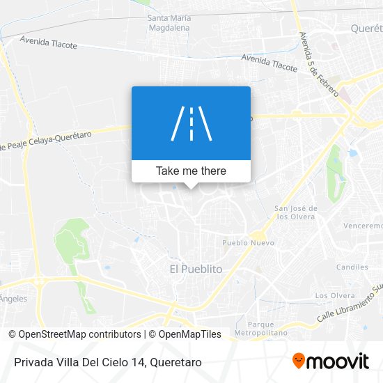Mapa de Privada Villa Del Cielo 14
