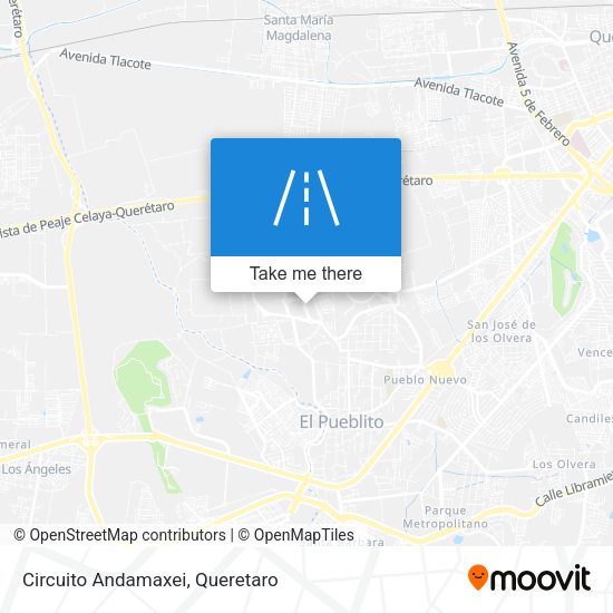 Mapa de Circuito Andamaxei