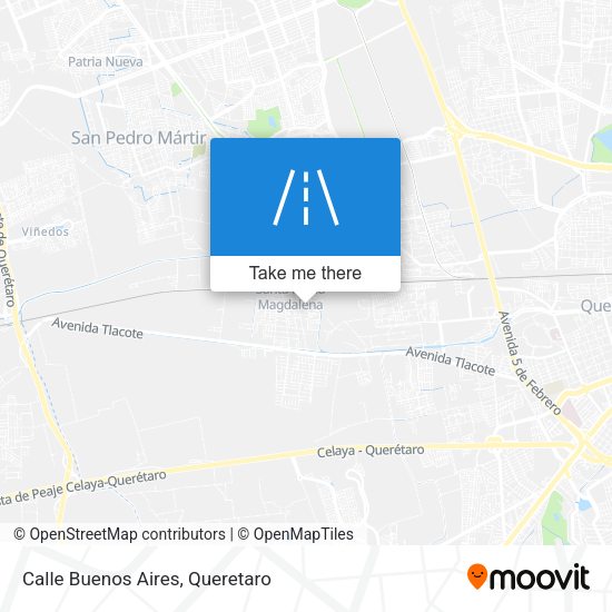 Mapa de Calle Buenos Aires