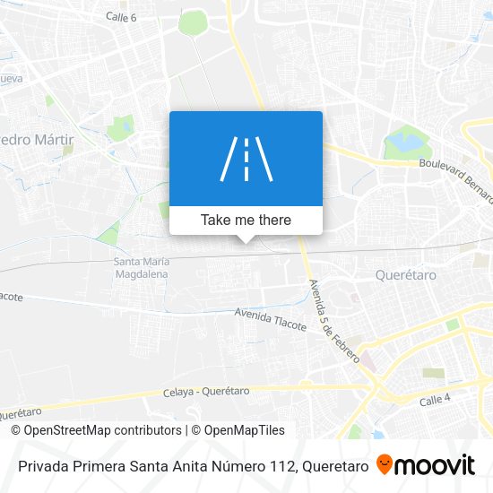 Privada Primera Santa Anita Número 112 map