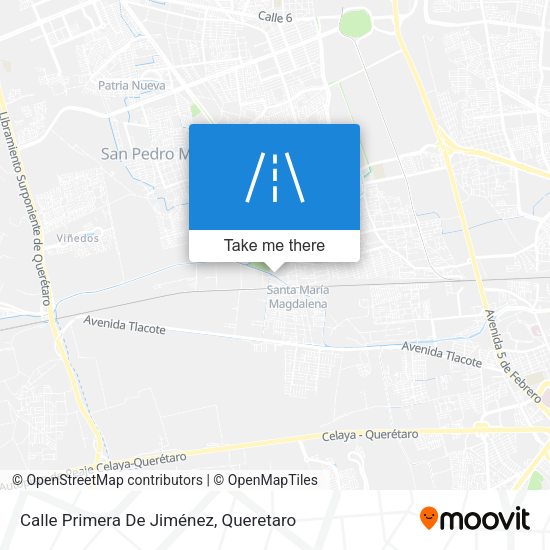 Calle Primera De Jiménez map