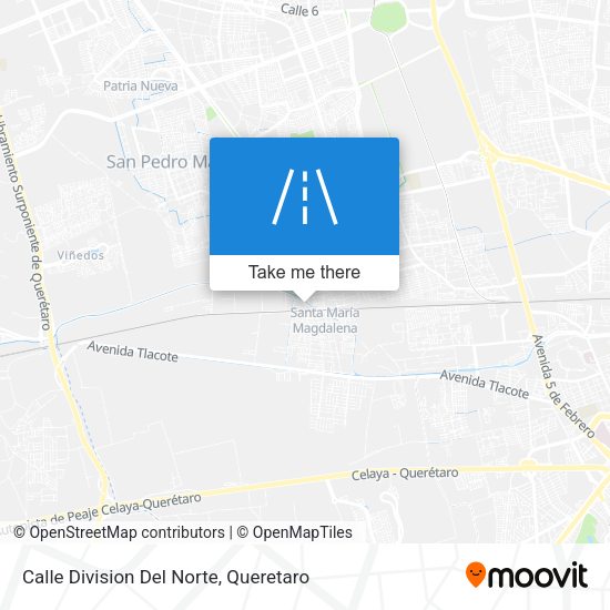 Calle Division Del Norte map