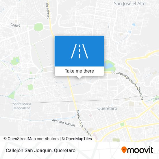 Callejón San Joaquín map