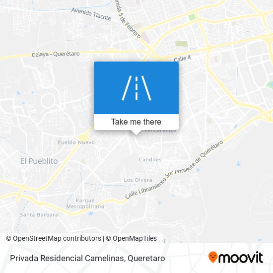 Privada Residencial Camelinas map