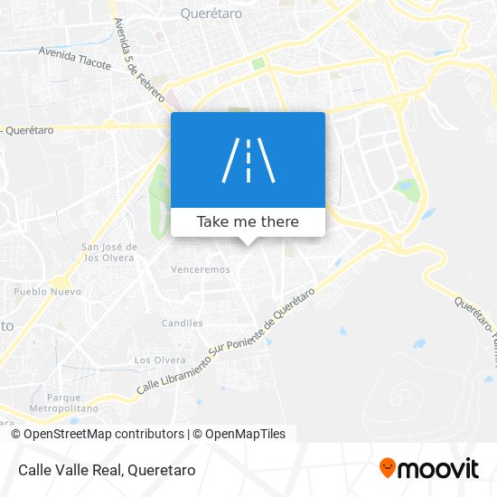 Calle Valle Real map