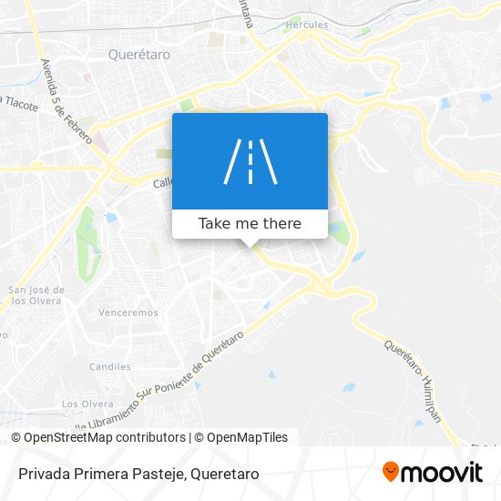 Privada Primera Pasteje map