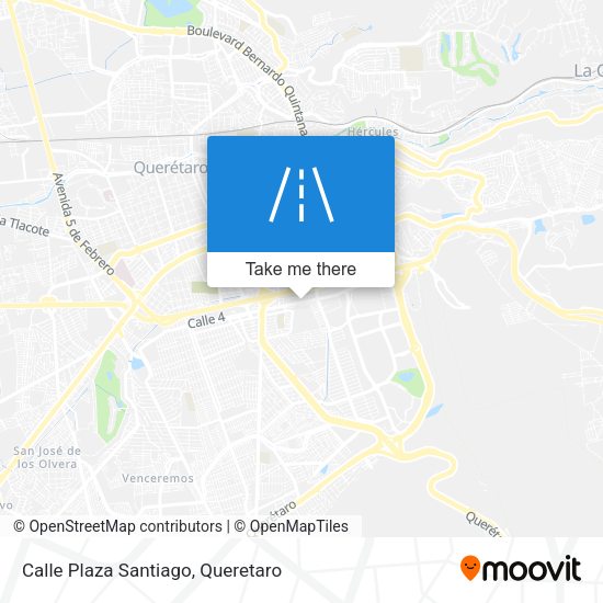 Calle Plaza Santiago map