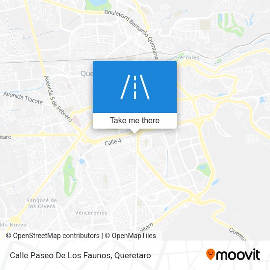 Calle Paseo De Los Faunos map