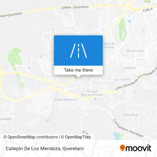 Mapa de Callejón De Los Mendoza