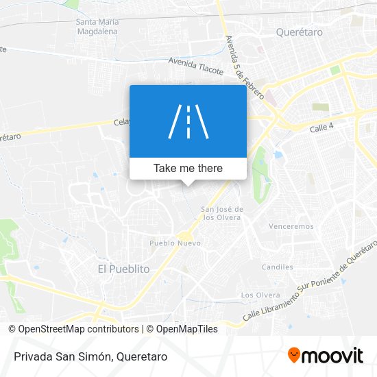 Privada San Simón map
