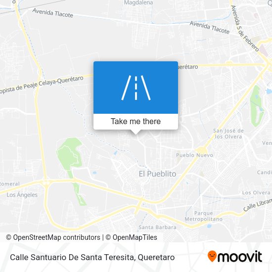 Calle Santuario De Santa Teresita map