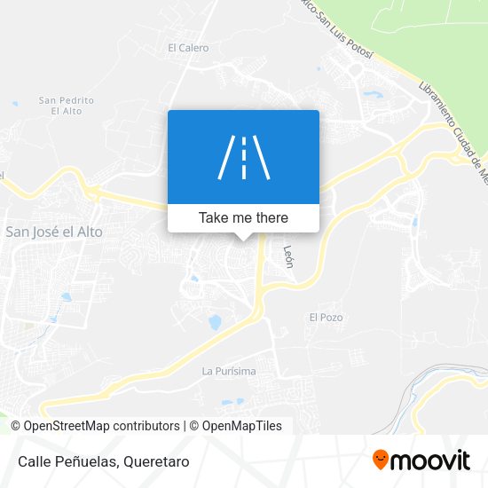 Calle Peñuelas map